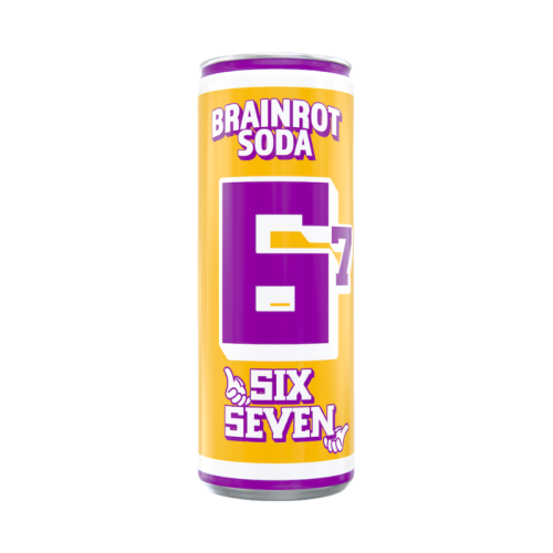 Brainrot Soda Six Seven Yellow 250ml