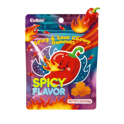 Cokoc Spicy & Sour Chewy Gummies 100g