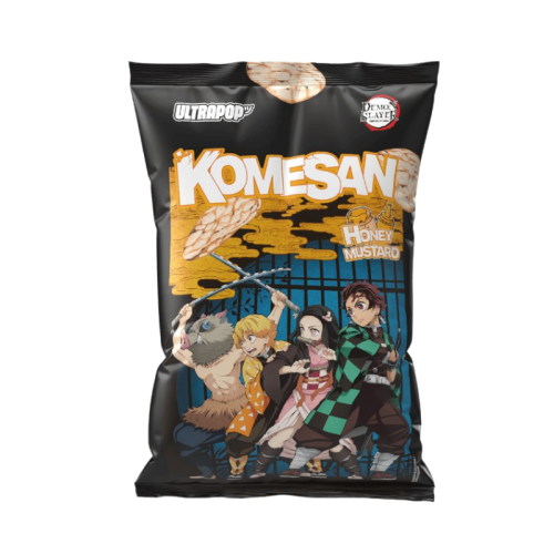 Komesan Rice Chips Demon Slayer Honey Mustard Flavor 60g