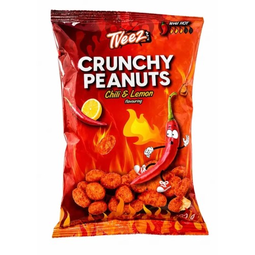 Tveez Peanuts Chili & Lime 180g