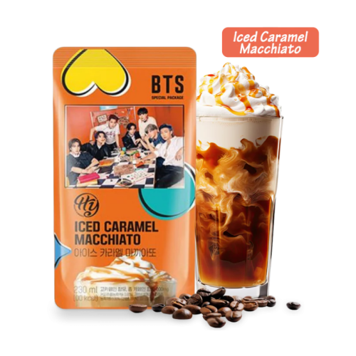Hy Iced BTS Caramel Macchiato Drink 230ml Korean Edition