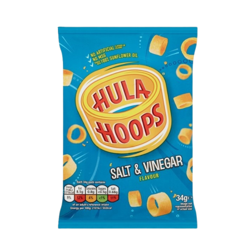 Hula Hoops Salt & Vinegar 34 g