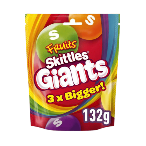 Skittles Giants Vegan Chewy Fruit 132 g