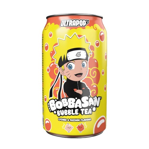 Bobbasan Naruto Bubble Tea Passion Fruit & Lychee Flavor 320ml
