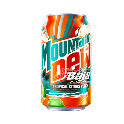 Mountain Dew Baja Cabo Citrus Tropical Citrus Punch 355ml