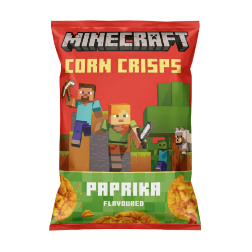 Minecraft Corn Crisps Paprika 60g