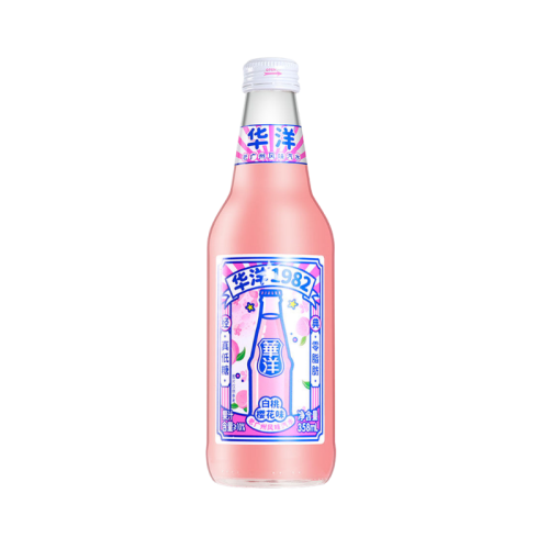 Huayang 1982 Sparkling White Peach & Sakura Juice 358ml