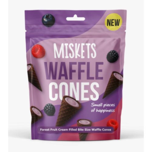 Miskets Waffle Cones Forest Fruits 50g
