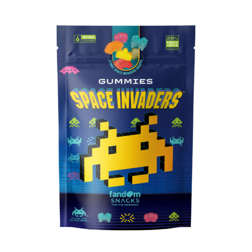 SPACE INVADERS Foam Gummies 125g