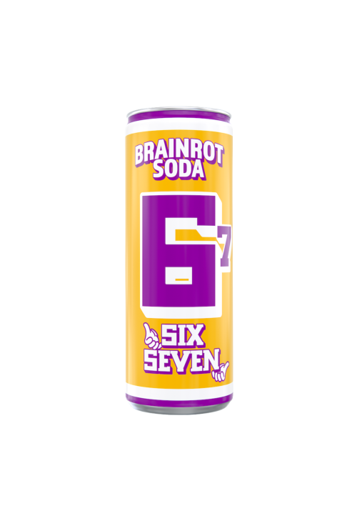 Brainrot Soda Six Seven Yellow 250ml