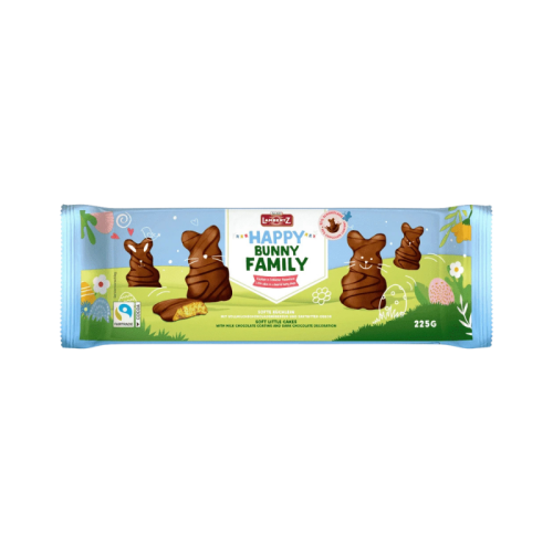 Lambertz Happy Bunny Family Chocolate Coated 225g