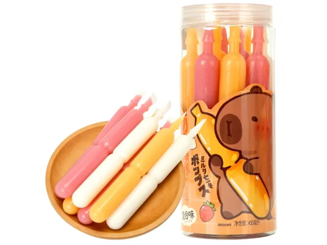Capybara Jar Milkshake Mixed Fruit Drink 450g