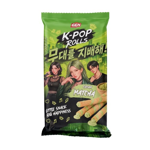 K Pop Rolls Matcha 120g