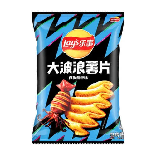 Lay's Big Waves Chips Grilled Squid Flavor 70gr