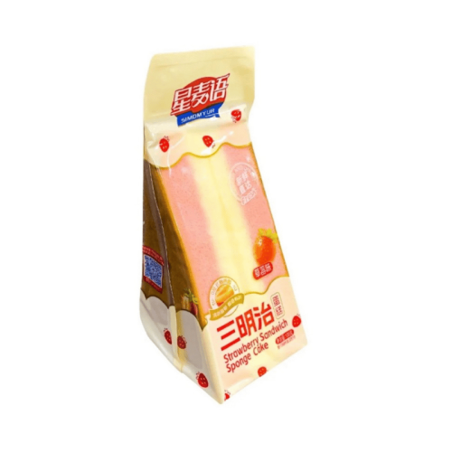 Strawberry Flavoured Sandwich Cake 100g