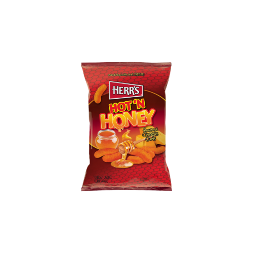 Herr's Hot & Honey Cheese Curls 113g