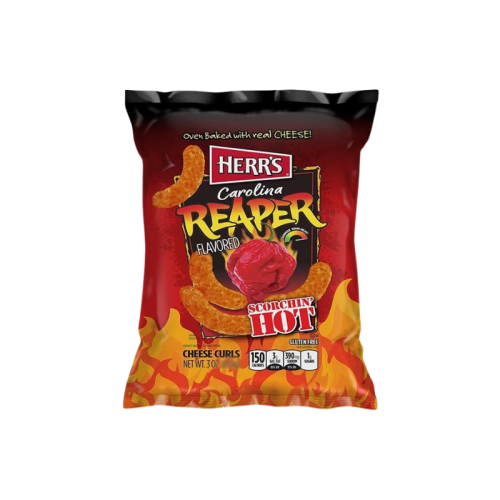 Herr’s Carolina Reaper Cheese Curls 28g