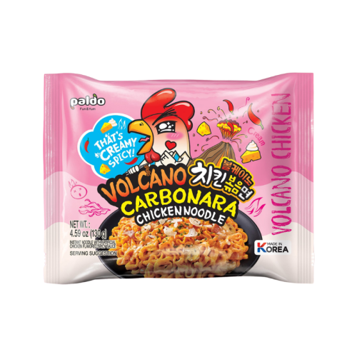 Paldo Volcano Carbonara Noodles Asian 130g