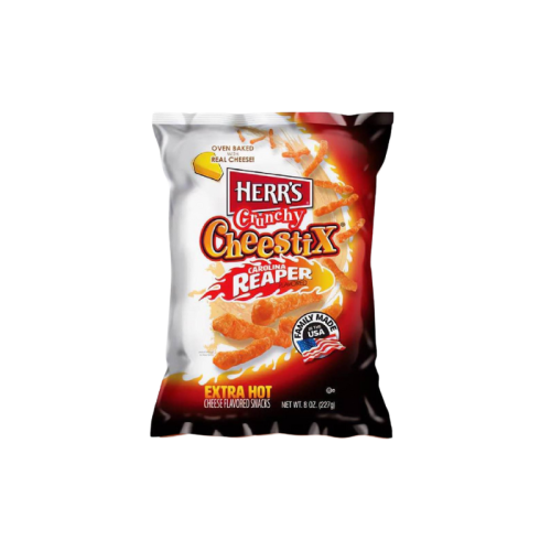 Herr’s Carolina Reaper Crunchy Cheese Stix  227g