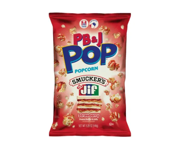 PB&J Peanut Butter & Jelly – Strawberry Pop 149g