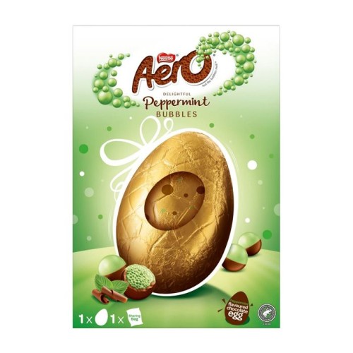 Aero Peppermint Mint Chocolate Giant Easter Egg 230g 