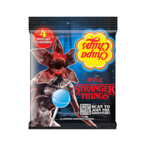 Chupa Chups Stranger Things 4 Flavours Lollipops 120g