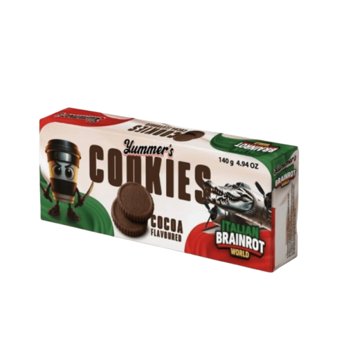 Yummers Brainrot Chocolate Biscuits 140g