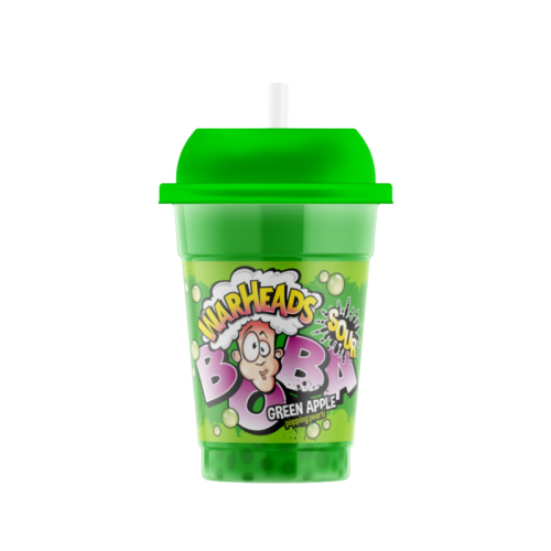 Warheads Boba Sour Green Apple 400ml