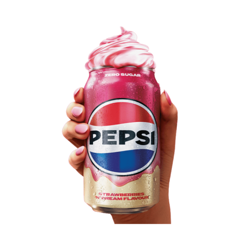 Pepsi Zero Sugar Strawberries & Cream 330ml