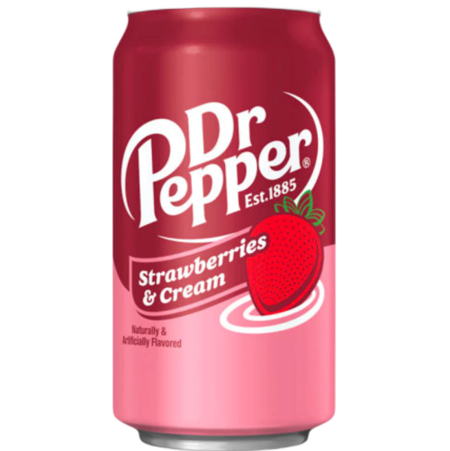 Dr Pepper Strawberries and Cream 355ml