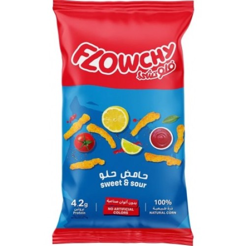 Flowchy Crunchy Puffed Corn Sweet & Sour 70g
