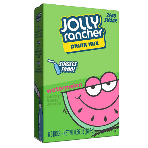 Jolly Rancher Singles to Go Watermelon  6 Sticks 