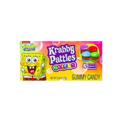 Spongebob Krabby Patties Colors Theatre Box 72gr