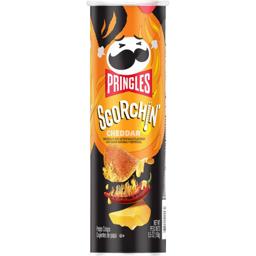 Pringles USA Scorchin Cheddar 158gr
