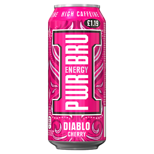 Pwr-Bru Energy Diablo Cherry 500ml