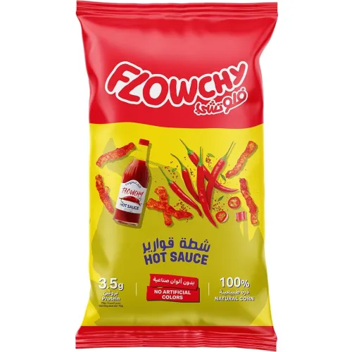 Flowchy Crunchy Puffed Corn Hot Sauce 70g