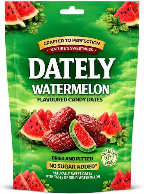Dately Sour Watermelon Flavoured Candy Dates 100g
