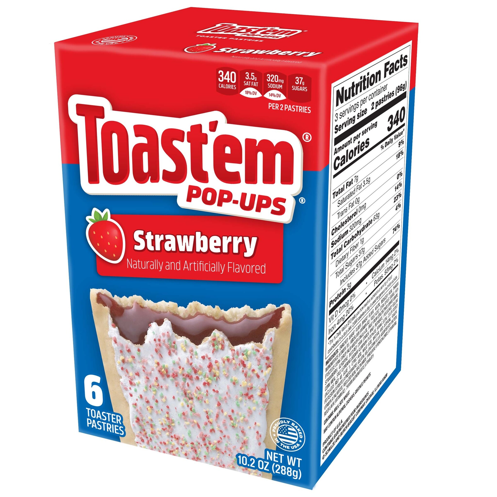  Toast'em Pop-Ups Frosted Strawberry 288g