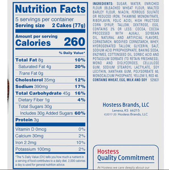 Hostess Twinkies Chocolate Cake 385gr