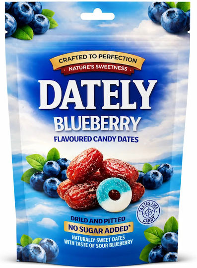 Dately Sour Blueberry Flavoured Candy Dates 100g